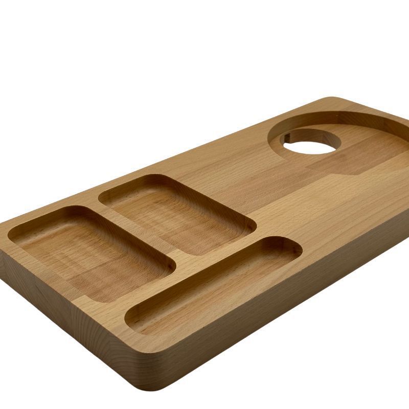 Image 3 : 50 x Wooden courtesy trays ...