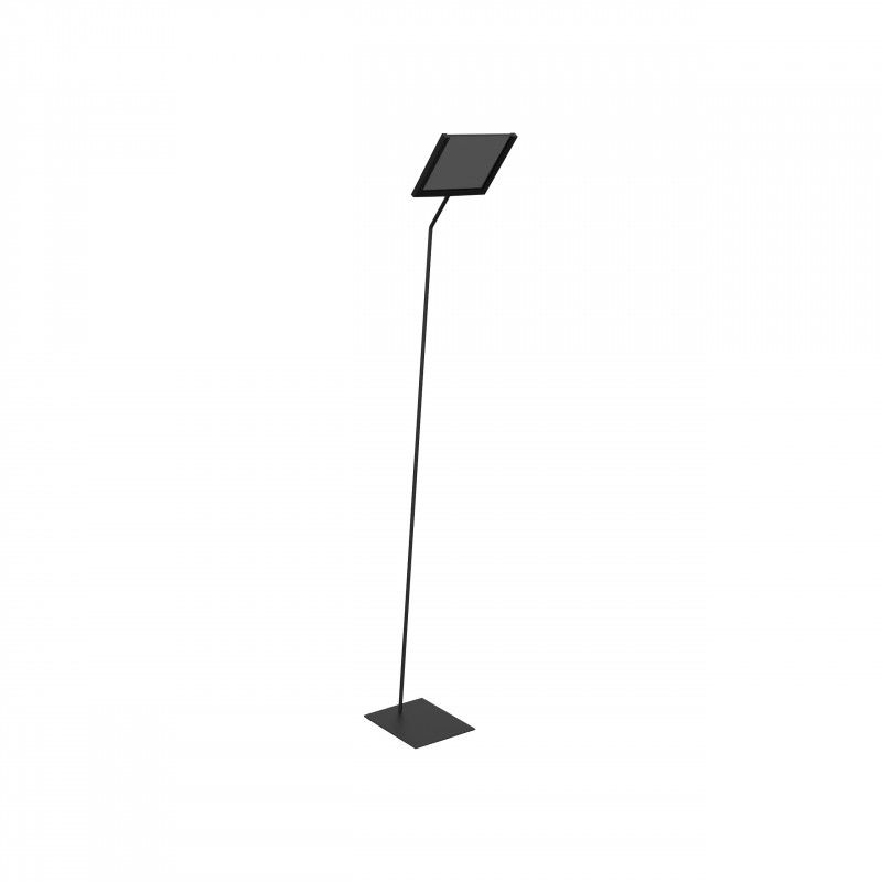 A6 poster holder in metal on black stand. : Presentoirs shopping