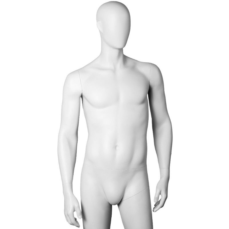 Image 6 : Light grey abstract men's ...