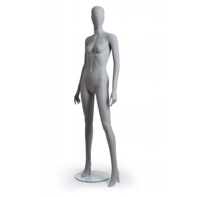 Abstrack damen schaufensterfiguren mit grau farbe : Mannequins vitrine