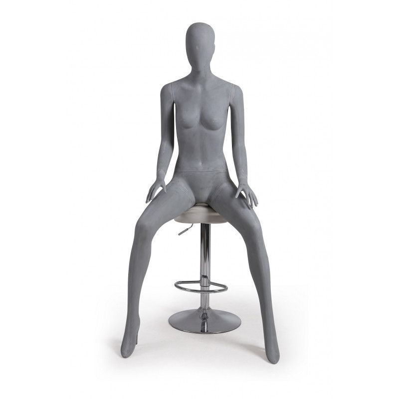 Abstrack damen schaufensterfiguren sitzen : Mannequins vitrine