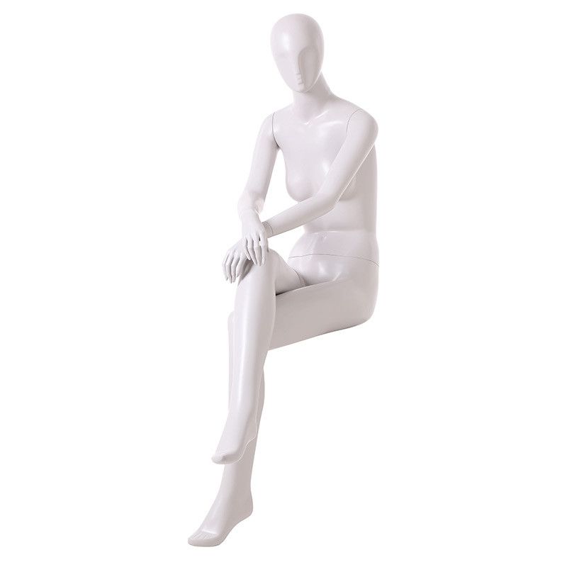 Image 1 : Abstract face female mannequins seated ...