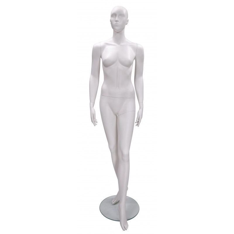 Abstract female mannequin  merf06wh : Mannequins vitrine