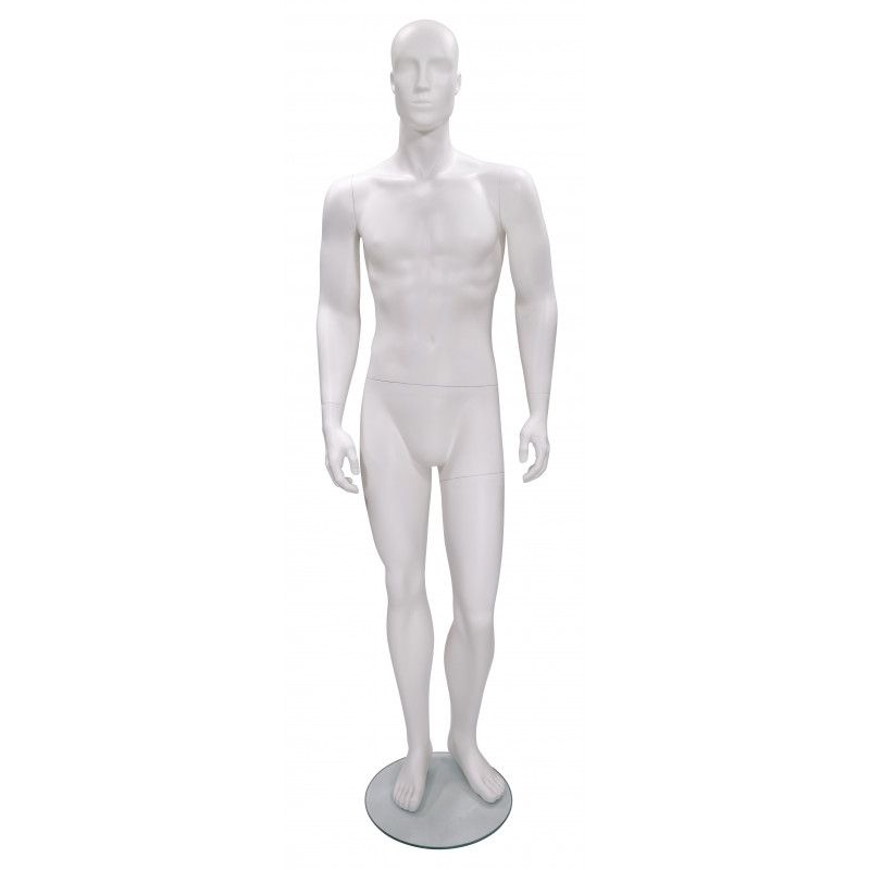 Mannequin man for white store
Faceless abstract mannequin that adapts ... Abstract man mannequin white color : Mannequins vitrine