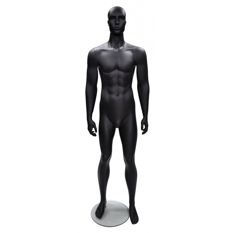 Abstrakt herren schaufensterfiguren schwarz farbe : Mannequins vitrine
