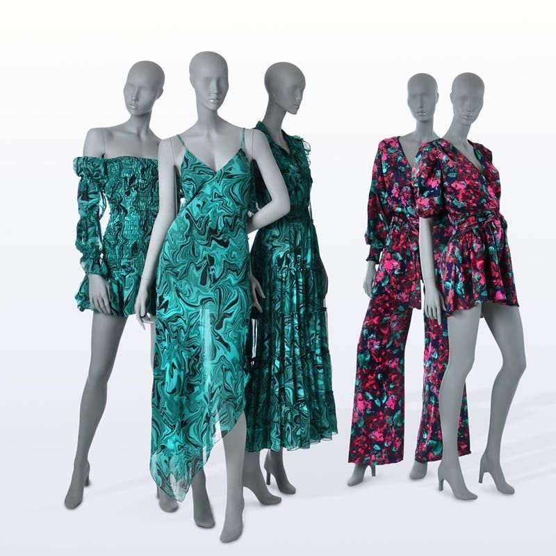 Das Schaufensterpuppe Bonami Stars verkörpert eine dynamische und selbstbewusste ... Abstrakte weibliche Schaufensterpuppe Premium : Mannequins vitrine