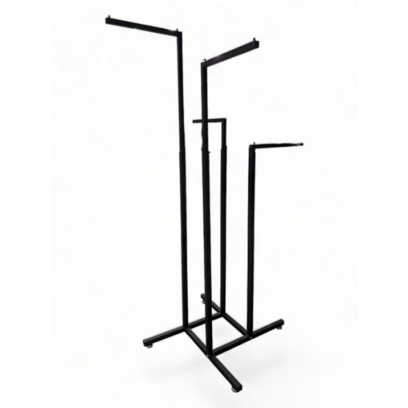 Adjustable 4-arm clothes rack : Mobilier shopping