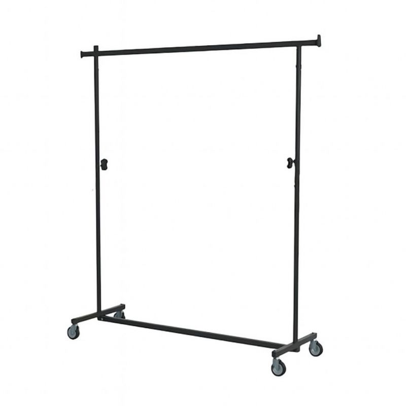 Questo stendino pieghevole XXL in nero è progettato per un uso ... Appendiabiti XXL nero pieghevole : Mobilier shopping