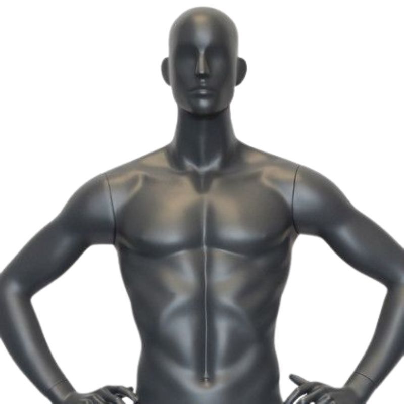 Athletic male mannequin with muscles