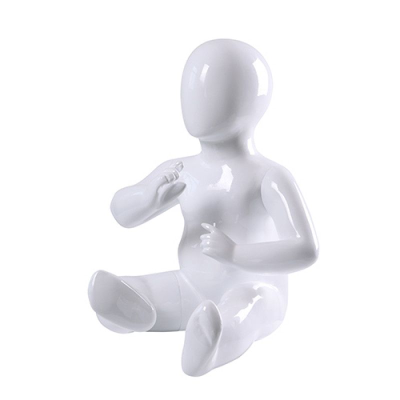 Baby Mannequin Seated White Color