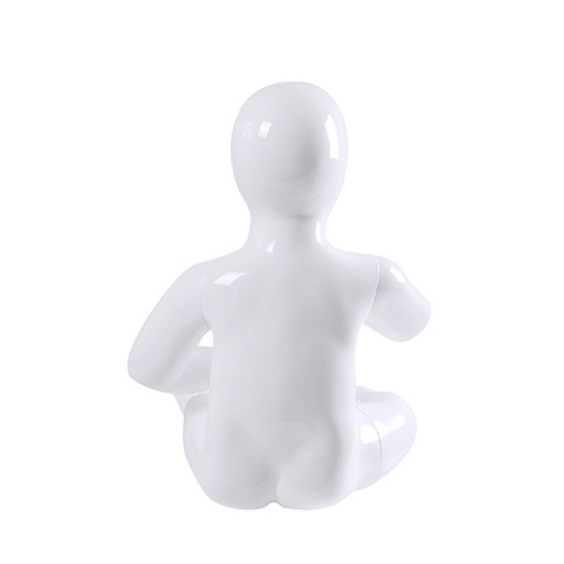 Image 3 : Baby mannequin seated in white ...