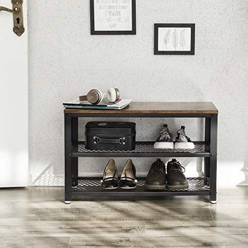 Image 1 : Banc &eacute;tag&egrave;res &agrave; chaussures industriel ...