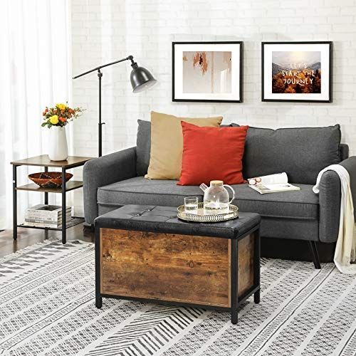 Banco de madera con caja de almacenamiento : Mobilier shopping