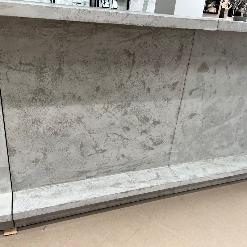 Image 5 : Bancone moderno in cemento grigio ...