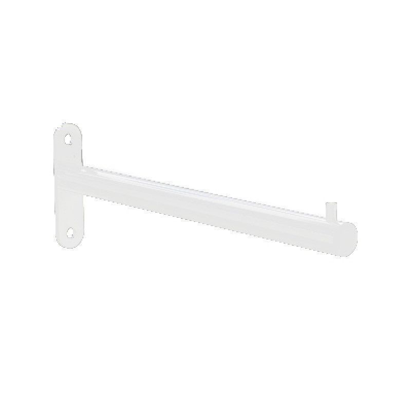 Barre blanche avant solo 29,5 cm : Portants shopping