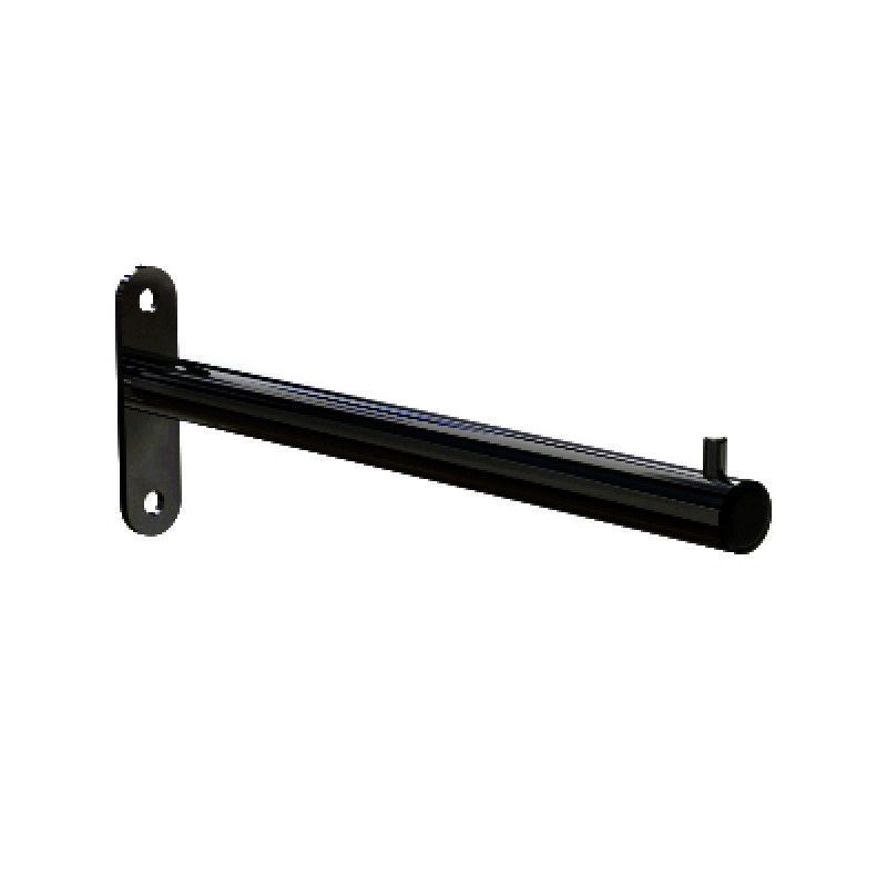 Barre noire avant solo 29,5 cm : Portants shopping
