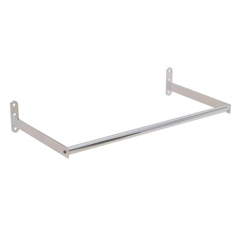 Barre Porte V&ecirc;tement chrome 100 cm : Presentoirs shopping