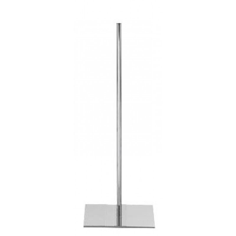 Base de metal rectangular cromada para busto : Bust shopping