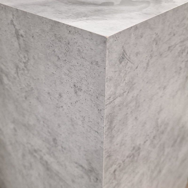 Image 3 : Quadratisches Podium betongrau 50 x ...