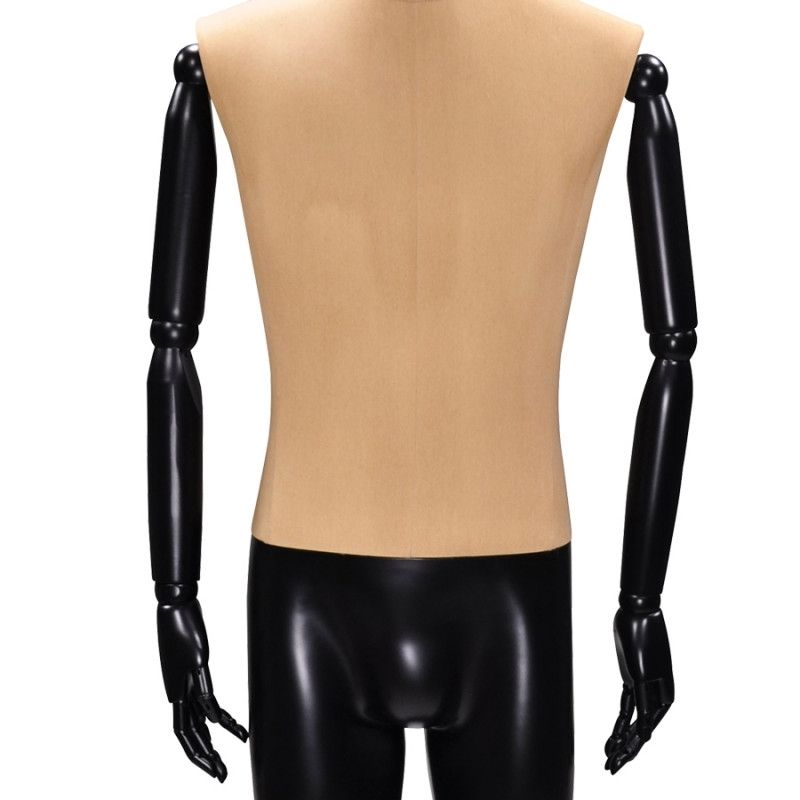 Image 3 : Male mannequin in beige fabric ...