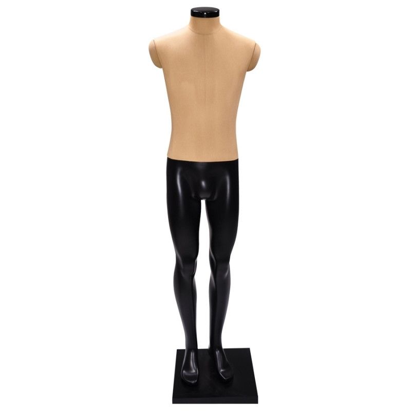 Image 4 : Male mannequin in beige fabric ...