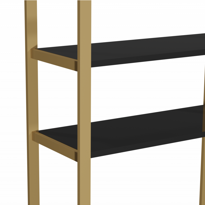 Image 1 : Black and gold shop gondola ...