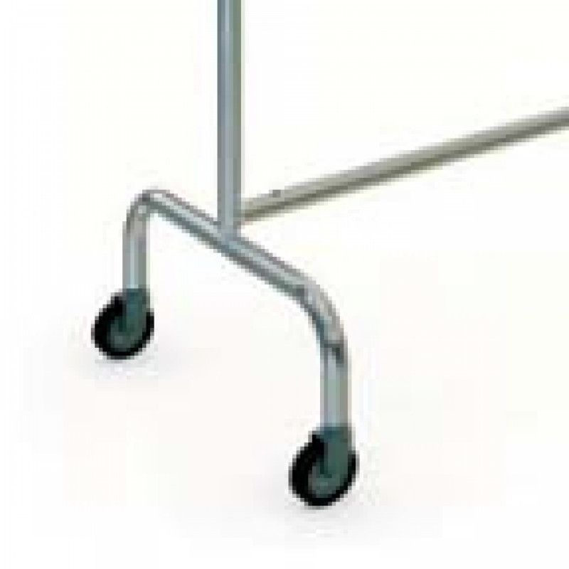 Image 2 : Black clothing rails adjustable with ...