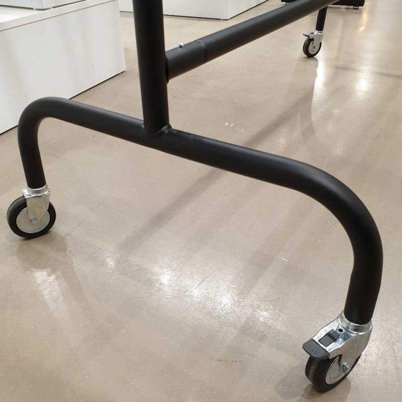 Image 4 : Black clothing rails adjustable with ...