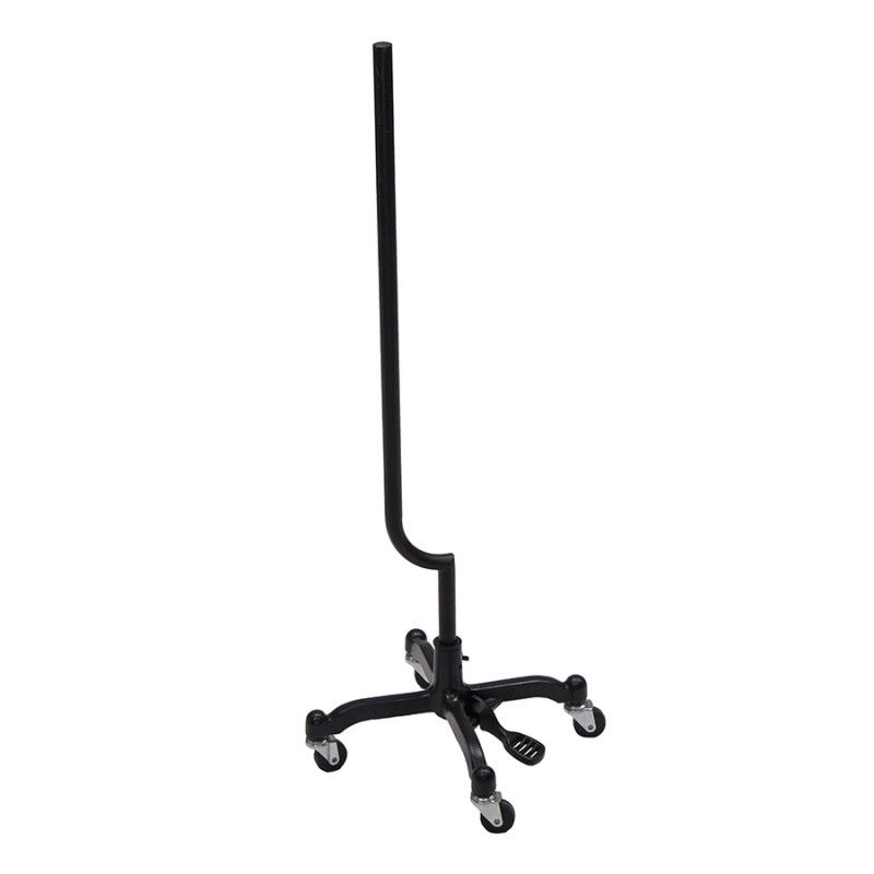 Black color base with wheels for bust : Bust shopping