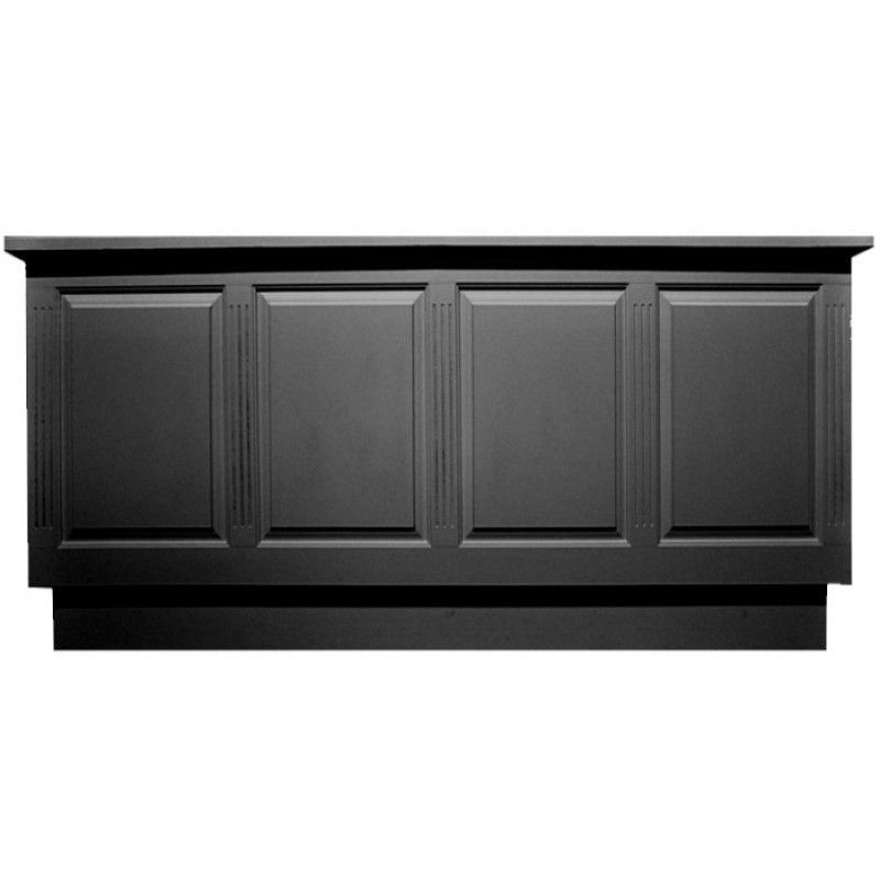Black counter for store 250cm : Mobilier shopping