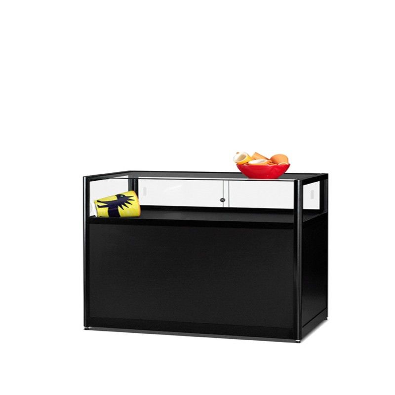 Black countertop window with 100 cm wardrobe : Mobilier shopping