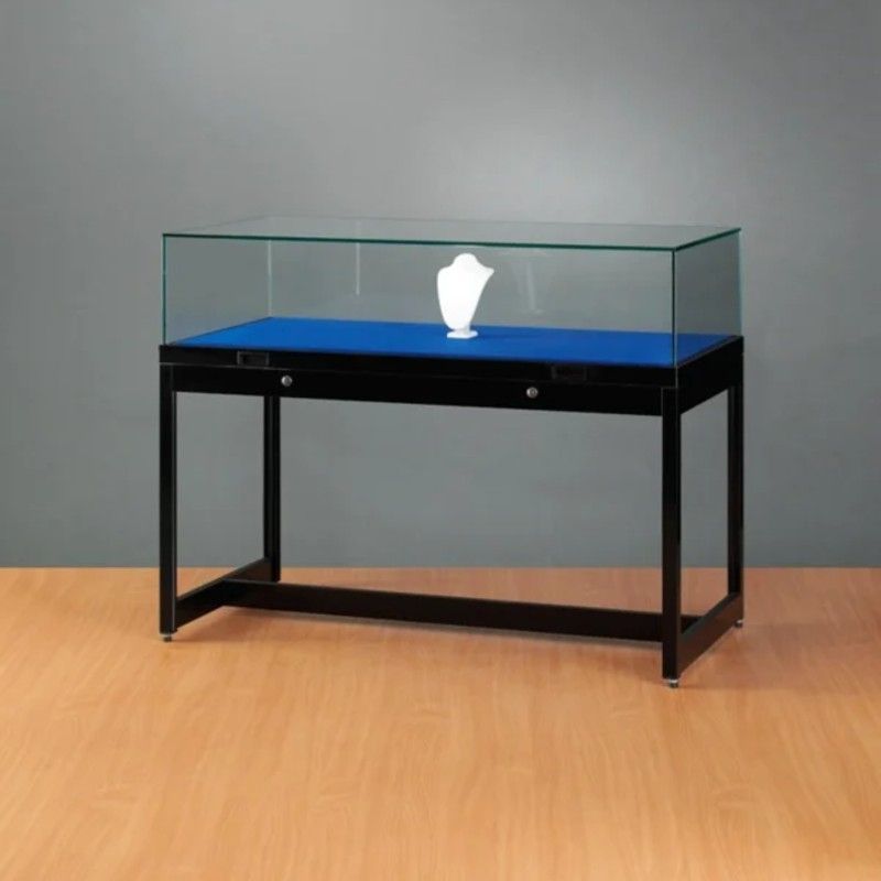 black display case
