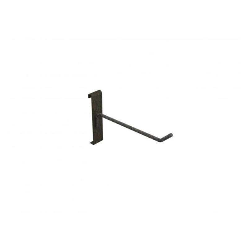 Black display hook - 200 mm : Presentoirs shopping