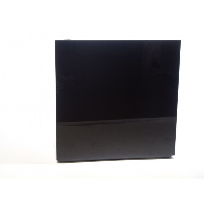 Black glossy counter 100 cm : Mobilier shopping
