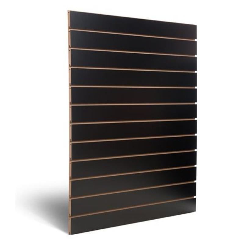 Black grooved panel in quality MDF.
This panel is ideal ... Black grooved panel 10 cm : Mobilier shopping