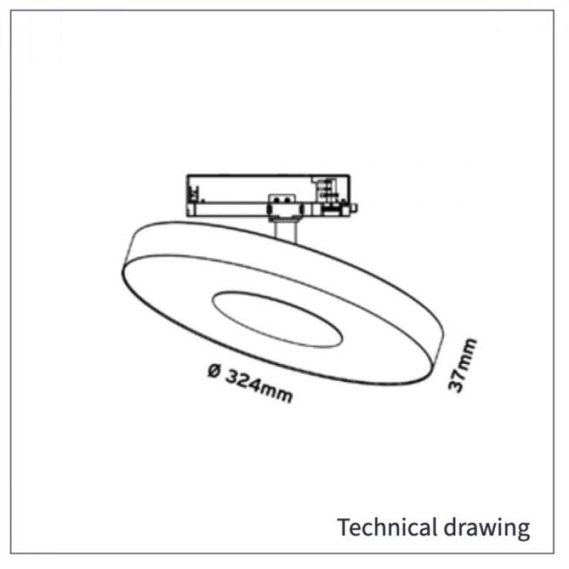 Image 1 : Black LED spotlight 30W, warm ...