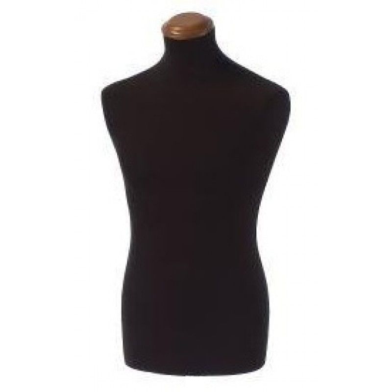 Black male fabric bust brown top cap : Bust shopping