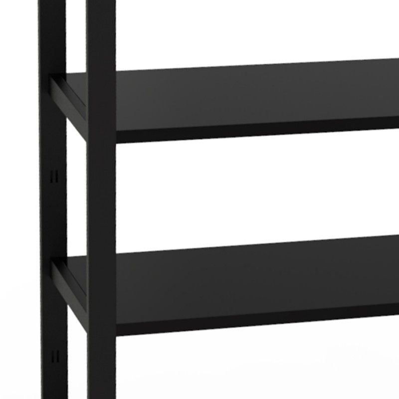 Image 1 : Black metal shelf 100 x ...