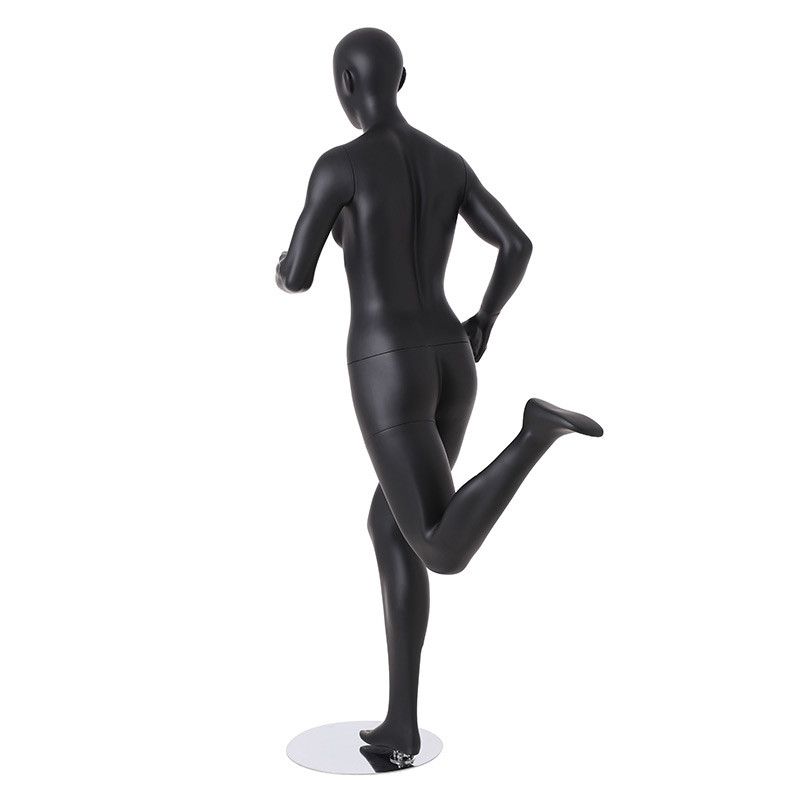 Image 2 : Running female mannequins mat black ...