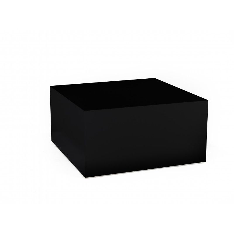 Black podium for stores 50x50x25cm : Mobilier shopping