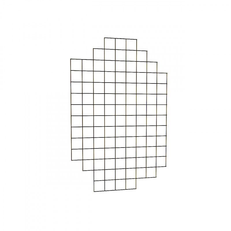 Black Wire Mesh display 1400 x 900 mm : Presentoirs shopping