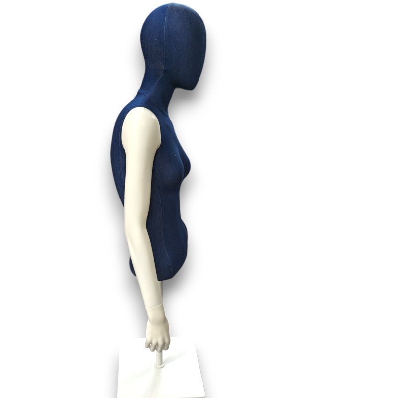 Image 1 : Torso Mannequin Woman Blue: Modern ...