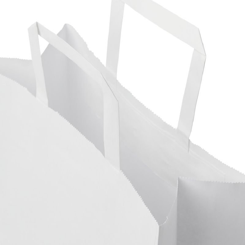 Image 3 : Bolsa de papel kraft blanco ...