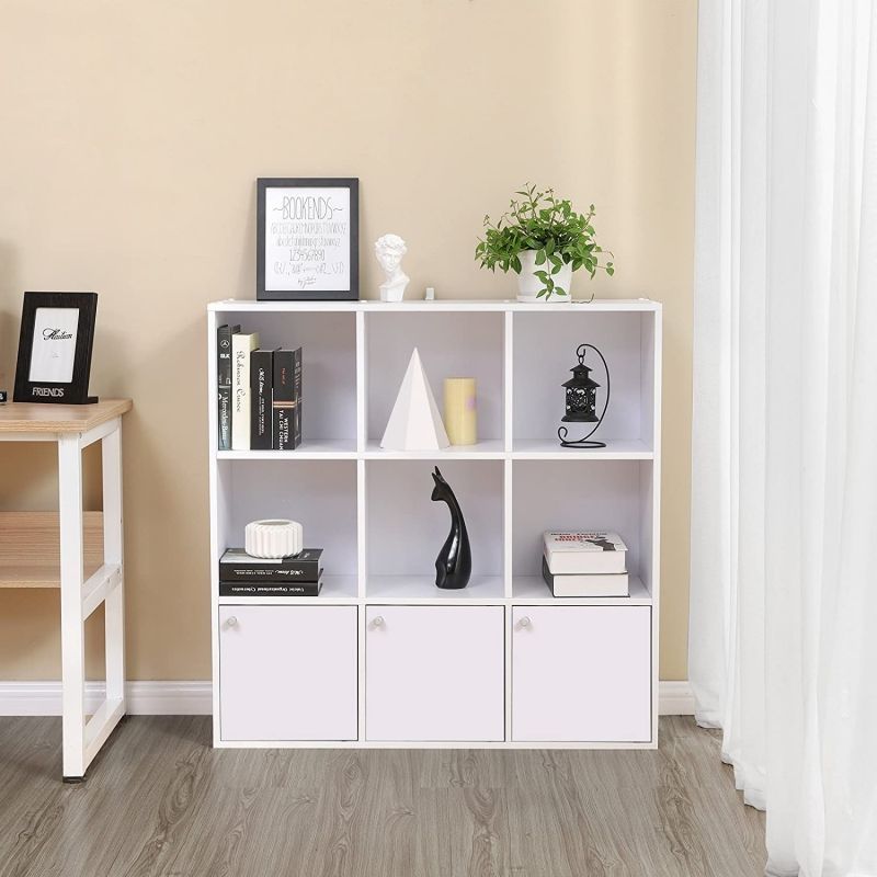 Image 3 : Boockcase white storage shelf for ...