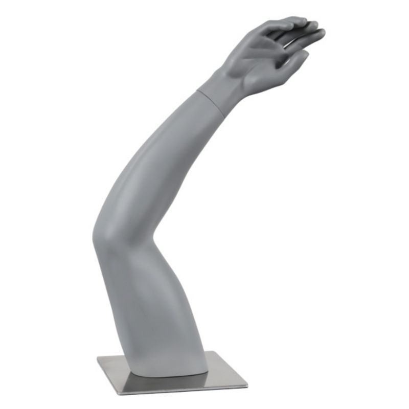 Image 2 : Bras de mannequin homme gris ...