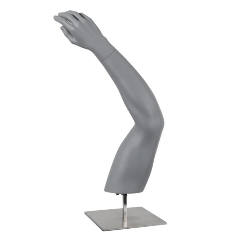 Image 3 : Bras de mannequin homme gris ...