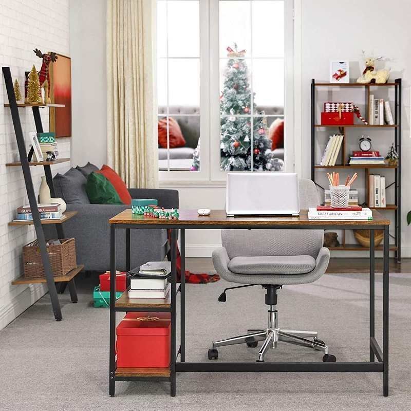 Image 4 : Bureau industriel 2 étagères ...