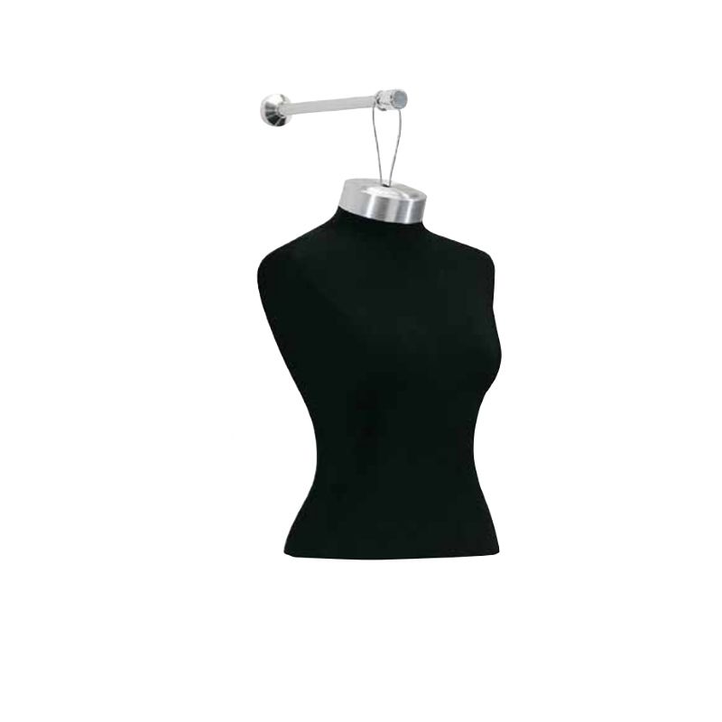 Bust woman to hang in black elasthanne : Bust shopping