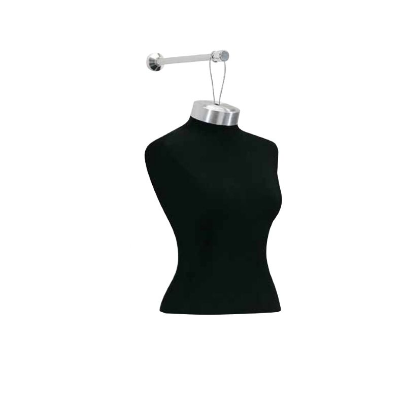 Busto mujer para colgar en elasthanne negro : Bust shopping
