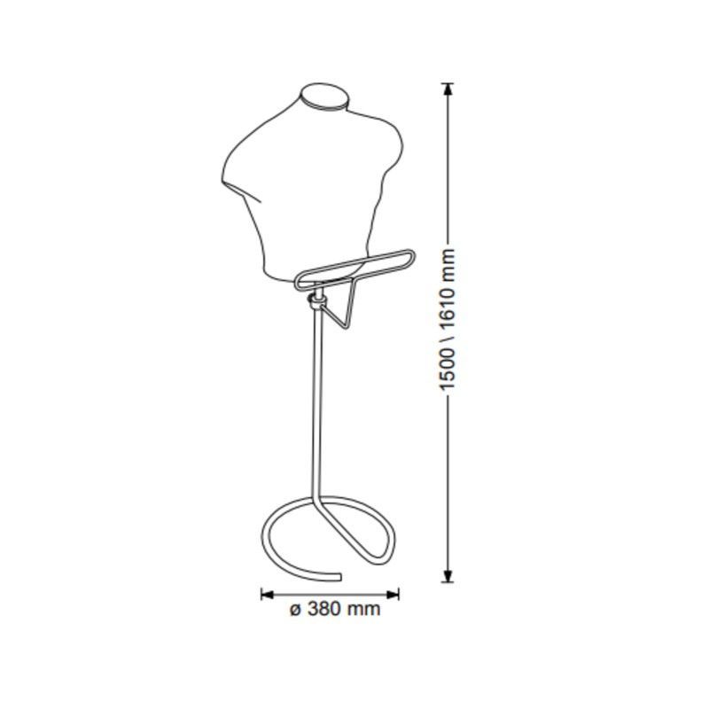 Image 1 : Büste Männliches Model ...